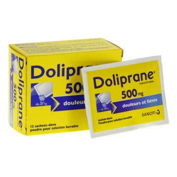 Doliprane Mg Bo Te De Sachets M Dicament Conseil Pharmacie