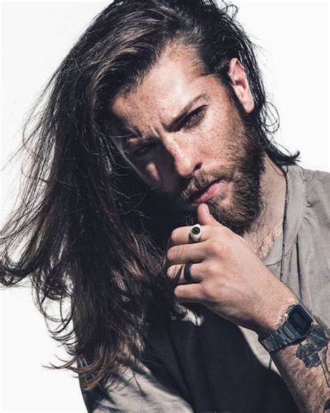 Cheveux Longs Homme Quand La Taille Compte Hair And Beard Styles Long Hair Styles Long