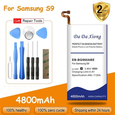 Eb Bg960abe 배터리 및 도구 삼성 갤럭시 S9 G9600 G960f Sm G960 배터리 4800mah 무료 배송휴대폰 배터리 Aliexpress