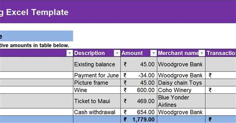 Credit Card Log Template - Track Your Spending in Excel Easily