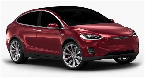 Tesla Model X Low Interior D Model Ds C D Fbx Lwo