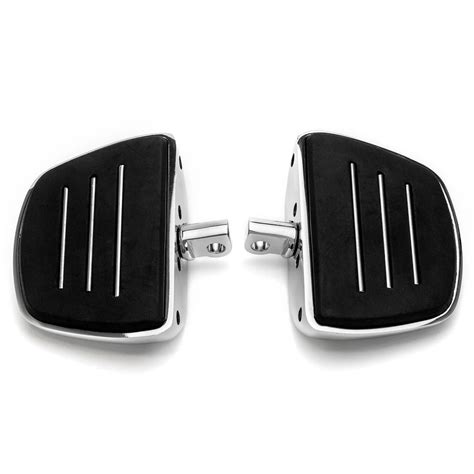 Krator Chrome Mini Board Floorboards Footpegs For Harley Davidson