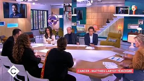 Cancer Le Pr Sentateur De Stade Matthieu Lartot T Moigne Pour La