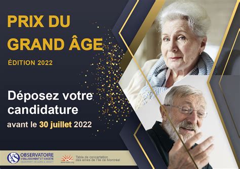 prix du grand age  observatoire vieillissement societe