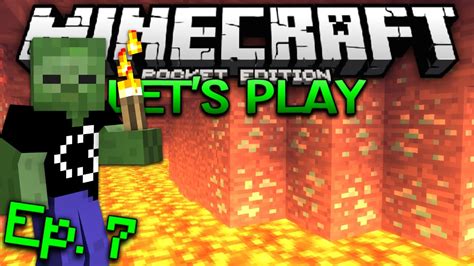 Minecraft PE Survival Let S Play Ep 7 Diamonds YouTube