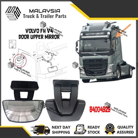 Volvo Fh V Version Door Upper Mirror Cermin Atas Pintu Lori Lorry