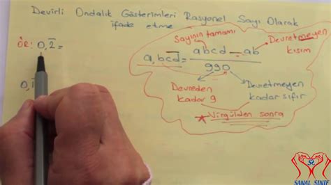 7 SINIF ONDALIK SAYILARI RASYONEL SAYIYA ÇEVİRME VE DEVİRLİ ONDALIK