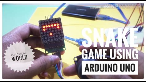 How To Make Snake Game Using Arduino Uno Youtube