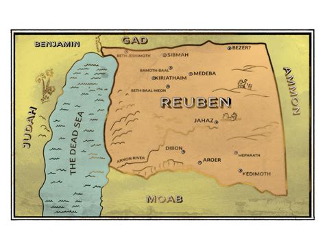 Study & Color | The Tribe of Reuben