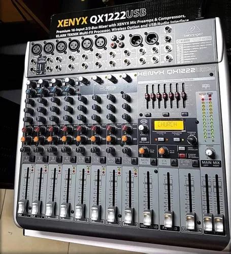 Behringer Xenyx Qx1222usb Mezclador Analógico Compacto Cuotas sin interés