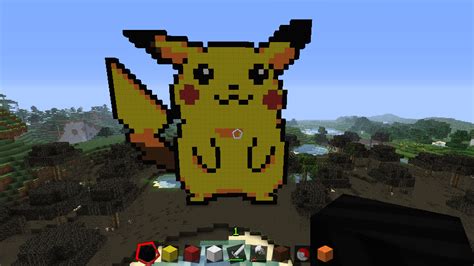 Pikachu Minecraft Pixel Art Know Your Meme