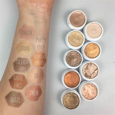 Colourpop Super Shock Shadow Colourpop Eyeshadow Swatches Makeup