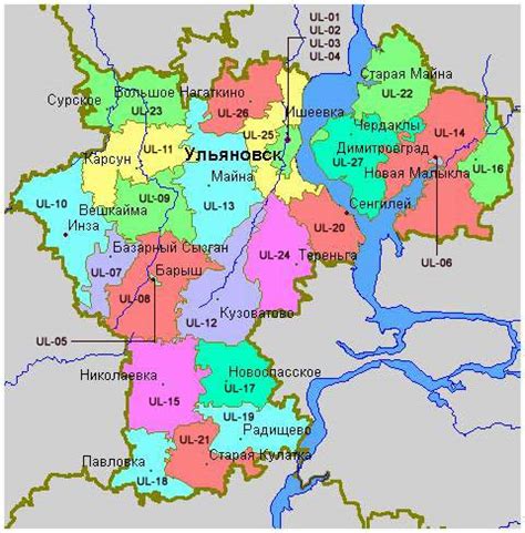 Ulyanovsk Map