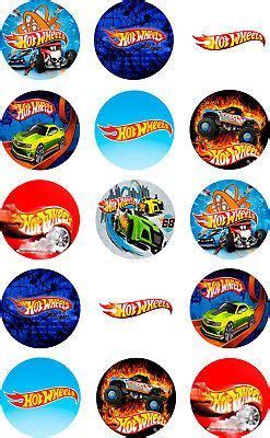 Hot Wheels Edible Cupcake Toppers