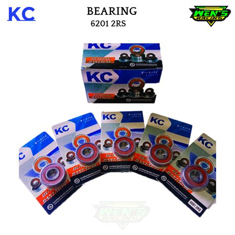 Jual BEARING BERING 6201 LAHER 6201 2RS LAHER RODA DEPAN BEAT KARISMA