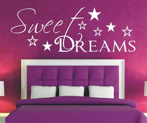 Wandtattoo Spruch Sweet Dreams S E Tr Ume Sticker Wandaufkleber