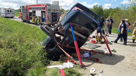 Vehicle Rollover Into Ditch Extrication Rescue42