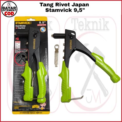 Tang Rivet Super Stamvick Heavy Duty Inch Hand Riveter Paku