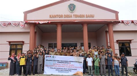 Desa Tengin Baru Jadi Percontohan Desa Antikorupsi Bijak Bisa Jadi