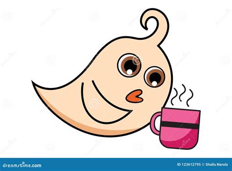 Vector Cartoon Illustration of Cute Bird Stock Vector - Illustration of ...