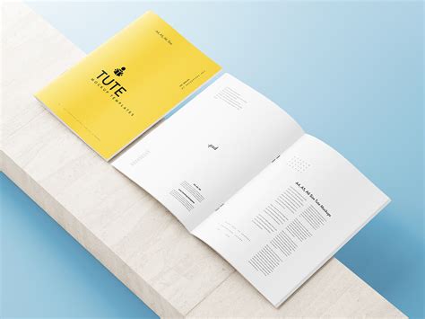 10 Free Center Pin Multipage Brochure Mockup Psd Files Good Mockups