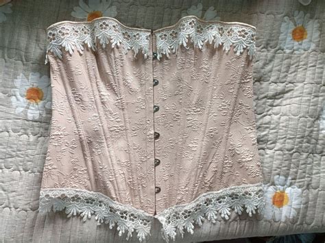 Nude Pink Victorian Style Corset Women S Fashion Undergarments Loungewear On Carousell