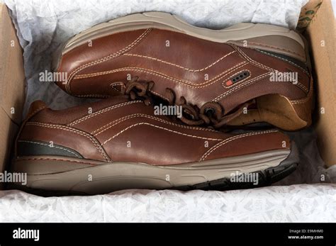 mens clarks active air shoes stock photo alamy