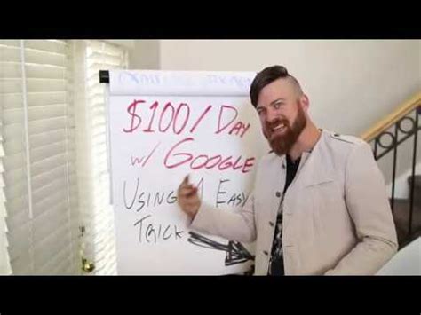 How To Make 100 Per Day With GOOGLE One Simple Trick YouTube