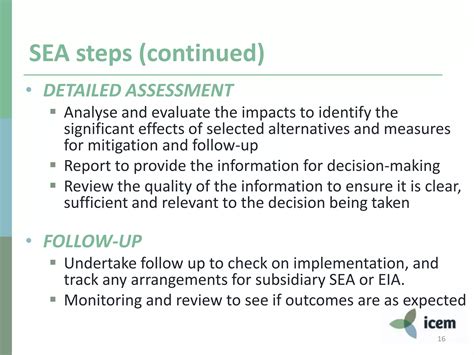 Introduction To Strategic Environmental Assessment Ppt