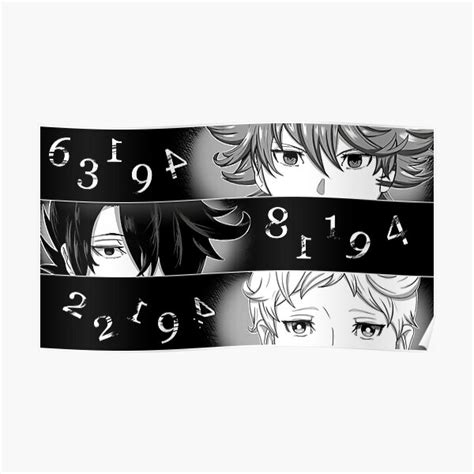 "The Promised Neverland" Poster for Sale by excusememood | Redbubble