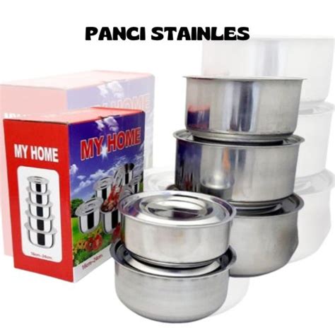 Jual Panci India My Home Stainlees Beranak Susun My Home Alat Masak