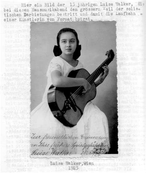 Walker, Luise | Gitarre-Archiv Österreich