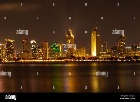 Downtown San Diego at night Stock Photo - Alamy