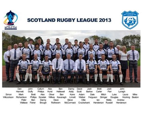 The Scottish Rugby League Team dre... - Kinloch Anderson