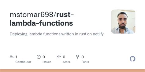 Github Mstomar Rust Lambda Functions Deploying Lambda Functions