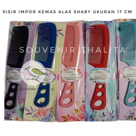 Jual Souvenir Pcs Sisir Ukuran Cm Kemasan Alas Dan Plastik