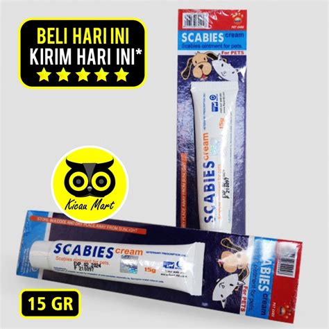 Jual Scabies Cream 15 Gr Obat Anti Jamur Kucing Salep Kulit Luka Hewan