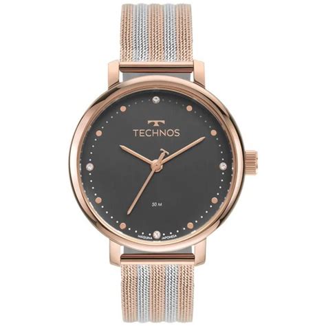 Rel Gio Technos Feminino Style Bicolor Msv C