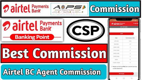 Airtel Aeps Commission Airtel Csp Aeps Commission Airtel Bc