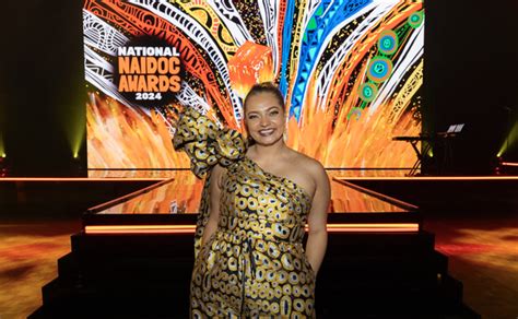 Naarah Honored With Creative Talent Award At 2024 Naidoc Week