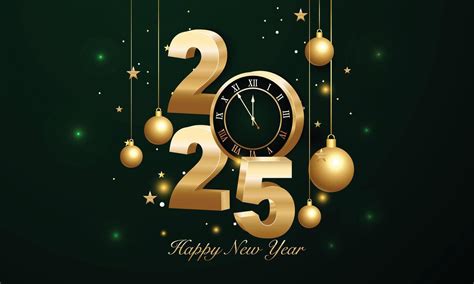 Happy New Year Background Design Greeting Card Banner Poster