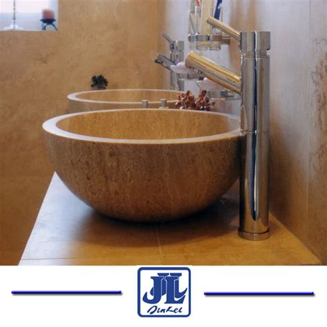 Travertine Stone Bathroom Sinks Artcomcrea