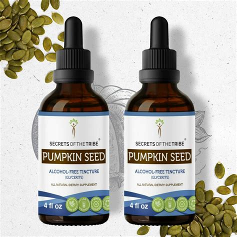 Pumpkin Seed Tincture Alcohol Free Extract Cucurbita Pepo Healthy