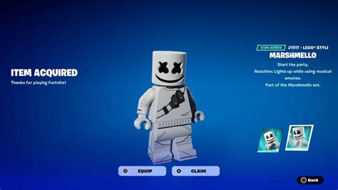 How To Get Marshmello Skin Now Free In Fortnite Unlock Lego