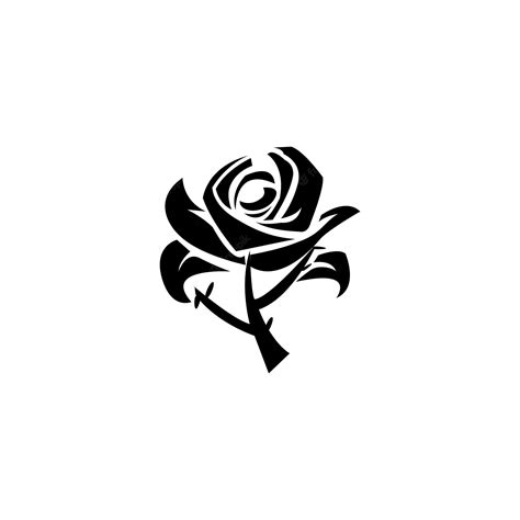 Premium Vector Rose Flower Logo Template Icon Vector Illustration