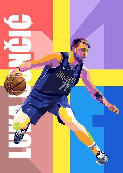 Luka Doncic Basketball Posters And Prints By Luxman Hidayat Printler