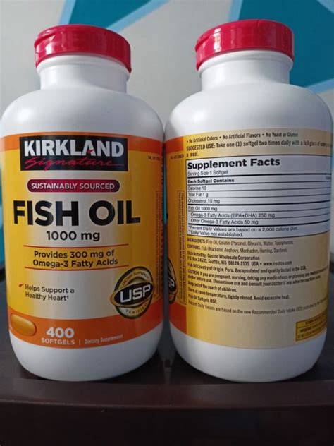 Kirkland Signature Fish Oil Softgel Lazada Ph