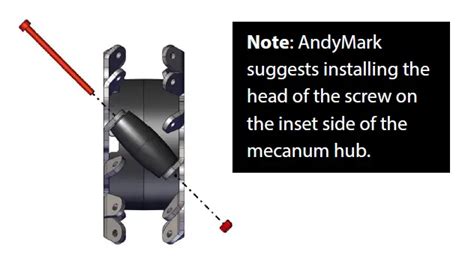 Andymark Am Bb Mecanum Wheel User Guide