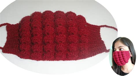 How To Crochet Quick And Easy Face Mask Crochettutorial