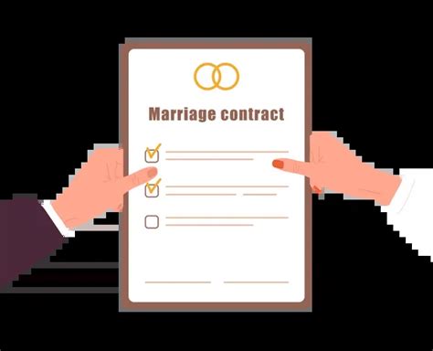 Marriage Contract Clipart